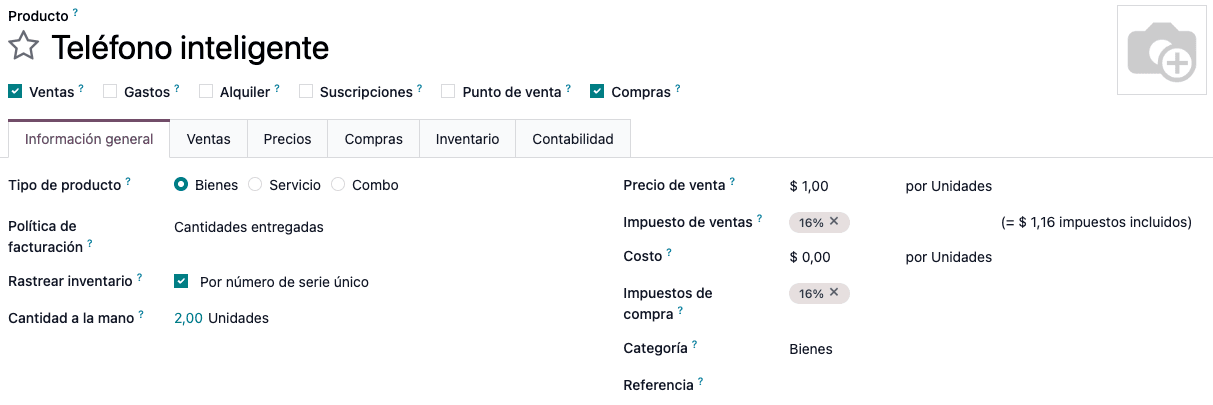 Odoo Mexico fiscal localization landing page showing unified configuration categories
