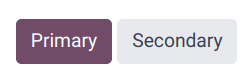 Odoo theme button styling with standardized Bootstrap variables